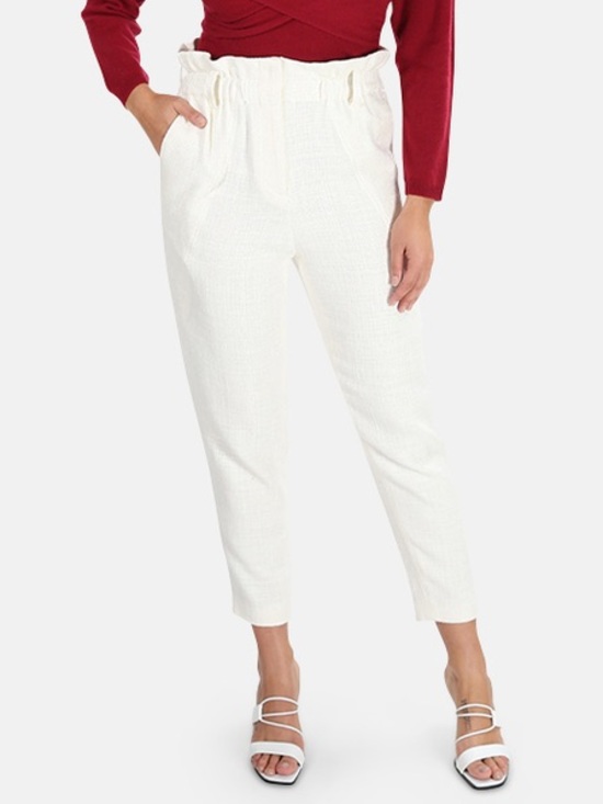 IRO Pants - IRO Kaly Pants - White